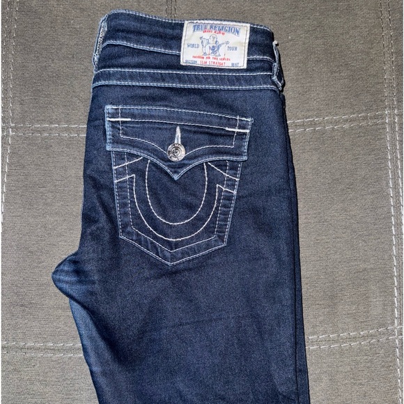 True Religion Slim Straight Jeans - Picture 1 of 4